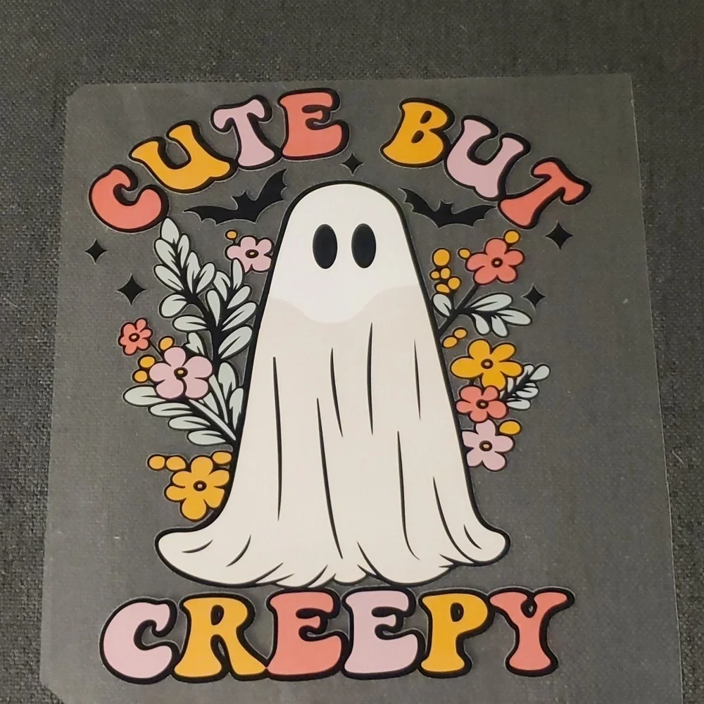 Cute But Creepy Halloween DTF Shirt Transfer - Picture 1 of 1
